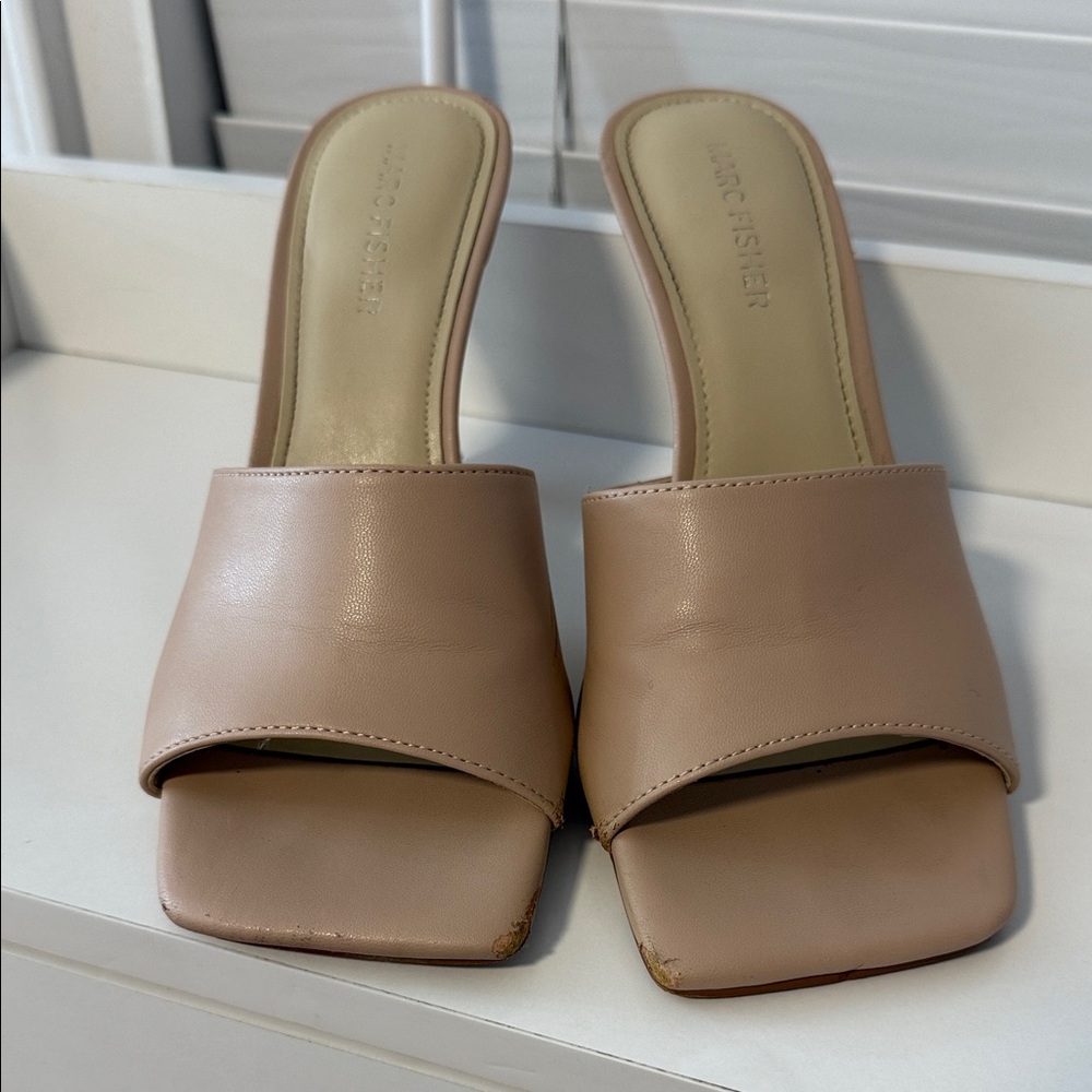 Marc Fisher Women's Nude Mules